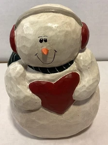 Midwest Cannon Falls Eddie Walker Schneemann Herz Schal Ohrenschützer Weihnachten  - Bild 1 von 6