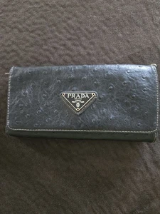 PRADA Trifold Leder Geldbörse - Bild 1 von 3