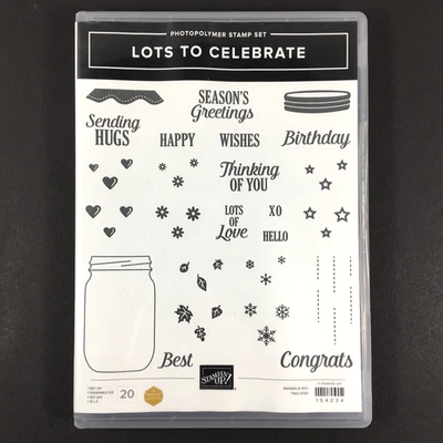 Stampin вверх лоты для празднования набор марок банка Рождество праздники любовь день рождения - Изображение 1 из 2