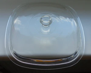 Corning Ware Pyrex ? Deckel Glasdeckel Quadratisch Kasserolle Auflaufform D-12 - Bild 1 von 6