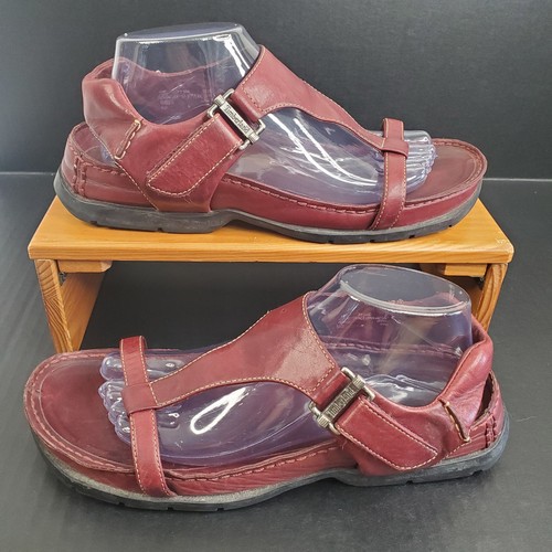 Sandali Timberland Smart Comfort System donna 10 M pelle rossa slingback aperti