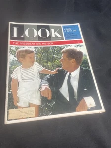 LOOK Magazine December 3 1963 JFK and His Son Pictures Vintage Ads Assassination - Picture 1 of 16