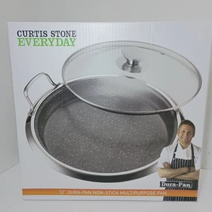 Neu ungeöffnet Curtis Stone Everyday 12" Antihaft Dura-Pan Mehrzweckpfanne - Bild 1 von 3