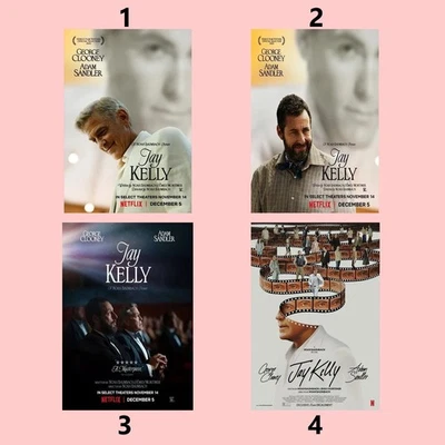 Jay Kelly – Netflix Movie Poster, Premiering Nov 14 to Dec 5, 2024, Stylish Film - Image 1 of 4