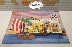 (OK O5/23) Lego Pirates Building Instructions 6267 Lagoon Lock-Up (Hollowed)