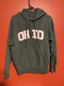 Vintage JanSport Ohio University Bobcats Jacket S Zip Hoodie Embroidered NCAA - Picture 1 of 5