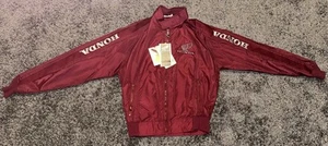 Vintage Honda Racing Jacket Mens M Red 90's - Picture 1 of 12