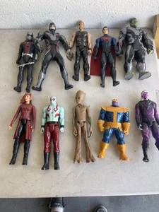 Lot #2 of 10 Marvel and DC Loose Action Figures 12" Avengers, Superman +++ - Picture 1 of 17