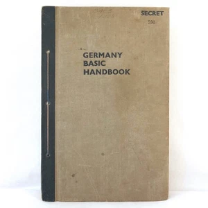 WW2 1944 GERMANY BASIC HANDBOOK SECRET INTELLIGENCE MANUAL NSDAP GERMAN POLICE - Picture 1 of 24