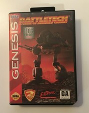BattleTech: A Game of Armored Combat (Sega Genesis, 1994) BOX ONLY NO GAME