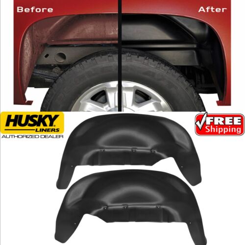 Husky Liners Black Rear Wheel Well Guards for 2019-2022 Chevrolet
