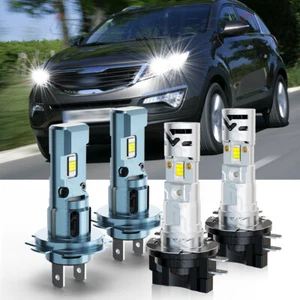 Combo H7 H11B LED Headlight Hi&Low Beam Bulbs Kit For Kia Sportage 2011-2016 - Picture 1 of 17