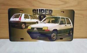 Renault Super 5 Plaque Alu Déco - Afbeelding 1 van 2