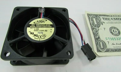Nuevos ventiladores de caja de chasis axial ADDA 12VDC .18A 60 MM x 25 mm PWM 4 hilos Foto 1 de 4