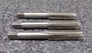 INTERSTATE 7/16-20 UNF, H3, 4 Flutes, Plug, Taper Chamfer, HSS Tap Set (M) - Picture 1 of 6
