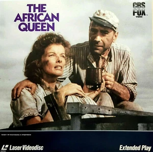 The African Queen Laserdisc Katharine Hepburn Humphrey Bogart 1951 Oscar - Picture 1 of 1