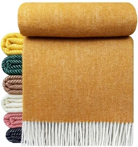 Wolldecke 100% Schurwolle Wohndecke Plaid in versch. Farben 140 x 200cm Tirol - Bild 1 von 73