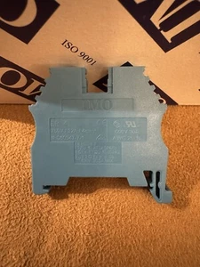 IMO ER4 Blue 4 mm 2 Wire Terminal ER 4 - Lot of 63 - Picture 1 of 3