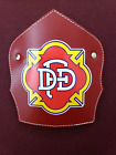 Leather Firefighter Shield Front Dallas FD Decal.