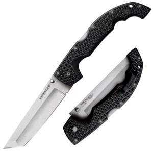 Cold Steel XL Voyager Folding Knife 5.5" AUS-10A Steel Blade Griv-Ex Handle/ New - Picture 1 of 6