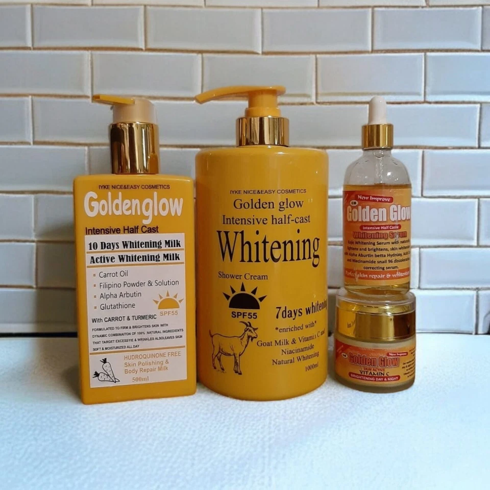 Golden Glow Active Intensive Goat Milk Shower Cream, Lotion, Serum & Face Cream - Image 1 of 4