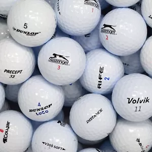 Distance Mix Golf Lake Balls Brand Mix Grade A White Improve Your Game - Picture 1 of 7