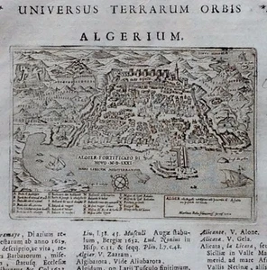 AFRICA , ALGERIUM ( Algiers )VISTA ORIGINAL DE LASOR A VAREA, 1713 - Picture 1 of 1