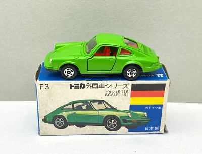 Vintage Tomica No. F17 Porsche 911S Racing Type - Racing Green - Image 1 of 4