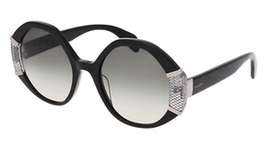 Guess GU7874 01B Black Round Plastic Sunglasses Frame 54-21-140 - Picture 1 of 2