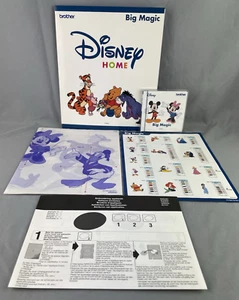 Disney Home "Große Magie" BRUDER Stickmotiv Karte Pooh Mickey Donald Arielle - Bild 1 von 16