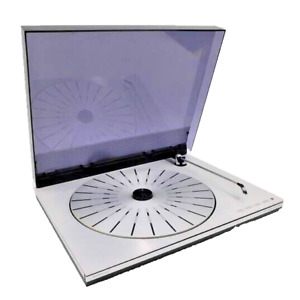 BANG & OLUFSEN Vintage Beogram 2000 Record Deck Turntable 5823 Silver & Black