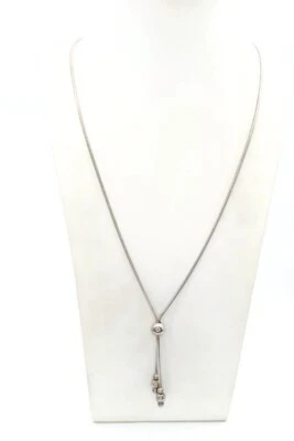 Collar Lariat Milor Plata de Ley 925 28" Italia Foto 1 de 4