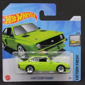Hot Wheels Ford Escort RS2000 23/250 HW Factory Fresh 1/10 Auto 1:64 2024 - Foto 1 di 2