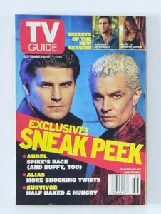 TV Guide Magazine September 6 2003 David Boreanaz Rochester Ed. No Label - Picture 1 of 1