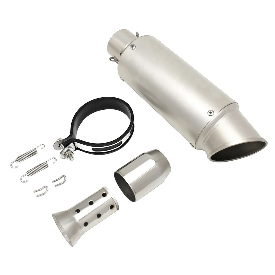 GP Universal For 38-51mm Slip-On Exhaust Muffler For Kawasaki Honda KTM Victory  - Image 1 of 4