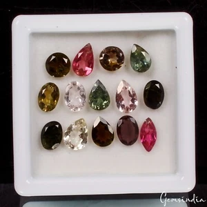10 Ct Wholesale Lot Price_100% Natural Unheated Multi-Color Tourmaline Gemstones - Picture 1 of 4