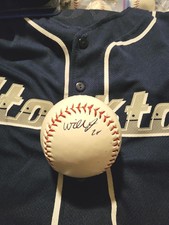 Will Sampson Oakland A’s Autographed Signed Ball MiLB MLB Stockton Ports 