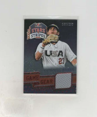 2015 USA Stars and Stripes Game Gear Material /299 Nicholas (Nick) Banks #77 - Image 1 of 2