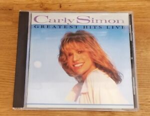 CD - Carly Simon Greatest Hits Live Collection 1988 Arista Records CD Audio