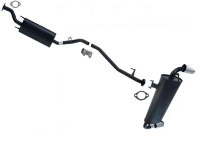 Silenciador Medio Tubo Silenciador Trasero con Puntas Cromadas para Nissan Murano 2009-2012 Foto 1 de 4