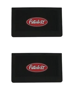 Peterbilt Motors 24"x14" Battery Box Rubber Semi Truck Mud Flaps MF0011P-FG-Set - Picture 1 of 1