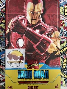 Hot Toys Marvel Comics Iron Man Origins Deluxe Diecast CMS08-D38 1/6 Sideshow