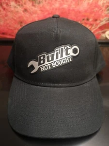 baseball cap men's Laser Engraved Leather Patch - Picture 1 of 2