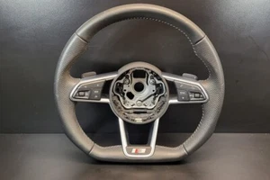 Oryginalna kierownica Audi TT TTS 8S S-Line wielofunkcyjne wahacze zmiany biegów 8S0419091AG - Zdjęcie 1 z 5