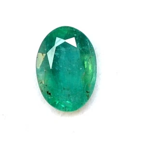 2.07 Cts Certified Natural Emerald Oval Cut 10x7 mm Untreated Gemstone - Picture 1 of 6