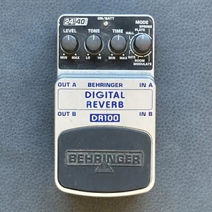 Behringer DR100 Digital Stereo Reverb Guitar Effects Pedal - Picture 1 of 10