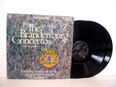 BACH Brandenburg Concertos QUADRAPHONIC Double LP 1975 VANGUARD VSQ 30049/50 - Image 1 of 4