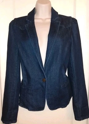 Chaqueta Blazer Denim INC INTERNATIONAL CONCEPT Mujer Talla MEDIANA Foto 1 de 4