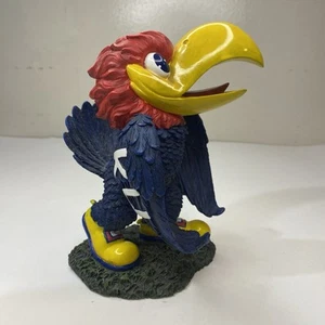 Kansas University KU Jayhawk 2004 Mascot Figurine Note & Card Holder Rare - Picture 1 of 13