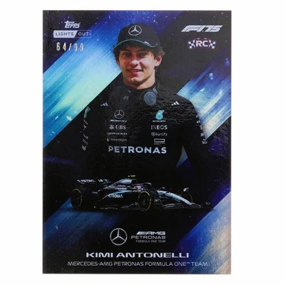 Kimi Antonelli RC Rookie Topps Lights Out 2025 F1 Formel 1 Formula 1 AMG 64/99 - Bild 1 von 2